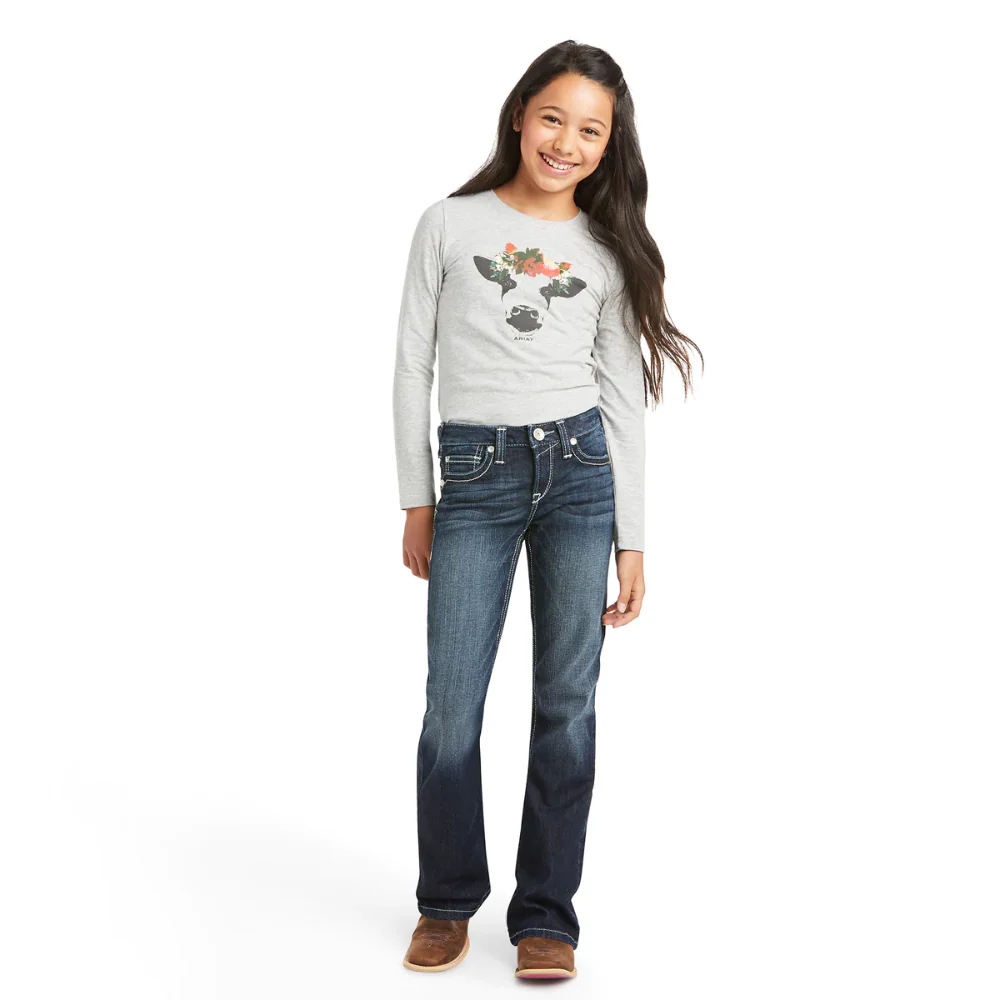 Ariat Girls REAL Stretch Fit Bootcut Jean - Image 5