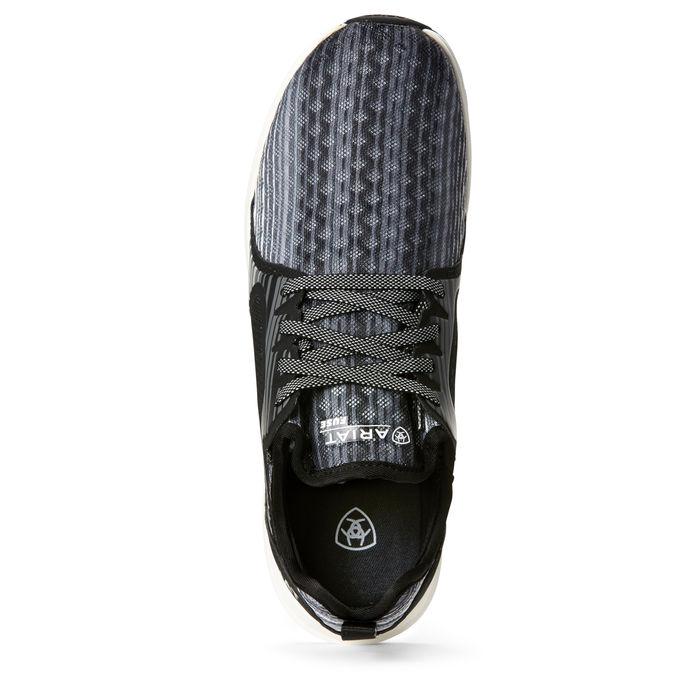 Ariat Womens Fuse Grey Stripe Lace Up Boot - Image 3