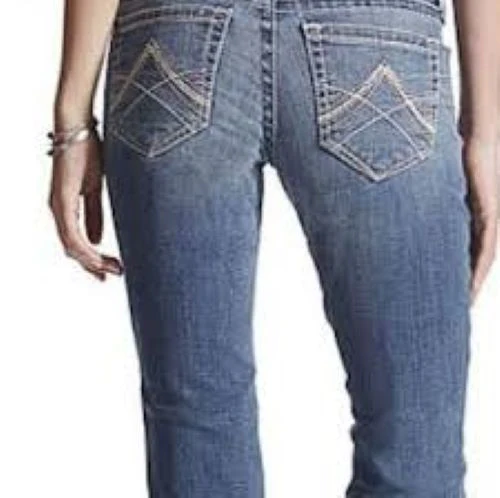 Ariat Womens REAL Straight Leg Icon Jean 10017217 - Image 3