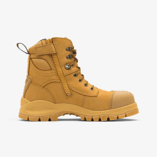 Blundstone Mens 992 Safety Lace and Zip Wheat - Image 3