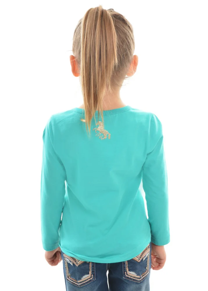 Pure Western Girls Laura Long Sleeve Top - Image 3