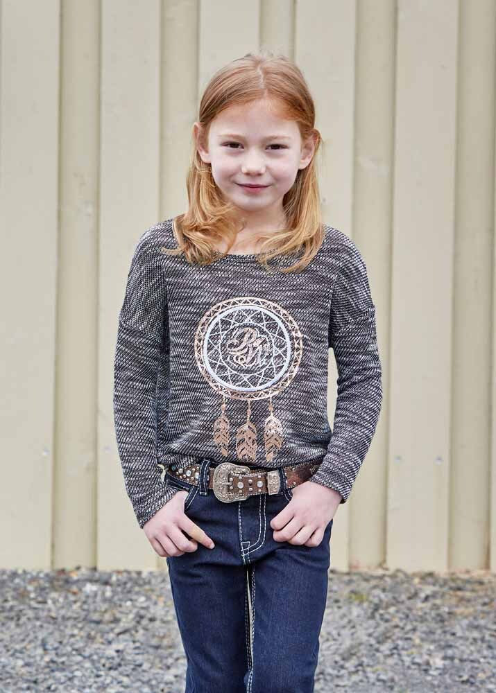 Pure Western Girls Renee Long Sleeve Top - Image 4