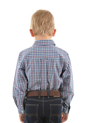 Thomas Cook Boys Scott Check Long Sleeve Shirt - Image 3