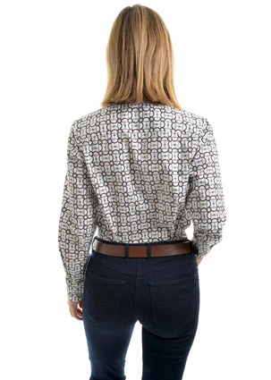 Thomas Cook Womens Christina Print Long Sleeve Shirt - Image 3