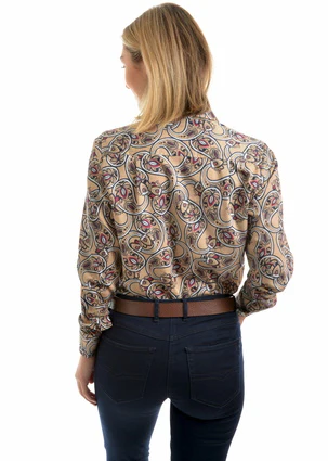 Thomas Cook Womens Melanie Print Long Sleeve Shirt - Image 3