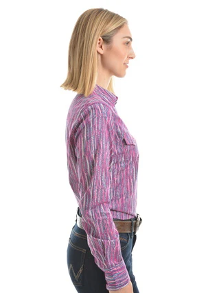 Wrangler Womens Cora Print Long Sleeve Shirt - Image 3
