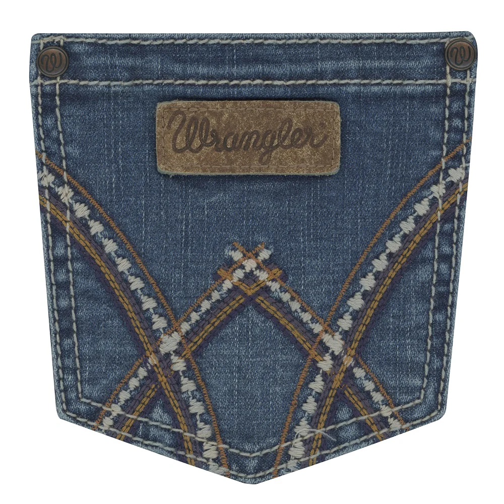 Wrangler Womens RETRO Mid Rise Bootcut Mae Jean 09MWZDW - Image 3